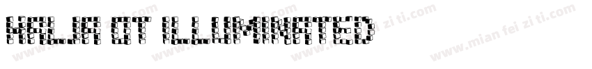 Halja OT Illuminated字体转换